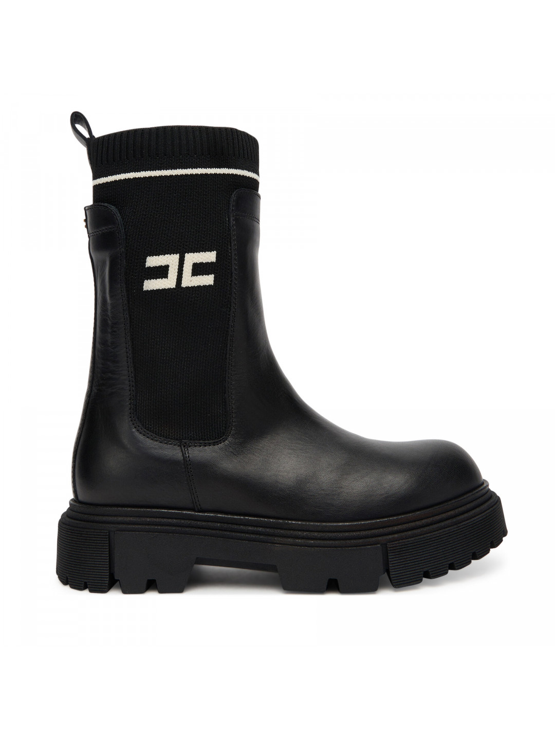 Polokozačky Elisabetta Franchi Chelsea F4A5-E0424-1316930 Černá